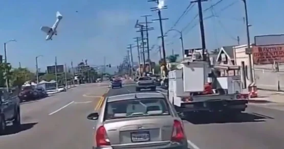 Самолёт разбился в Лос-Анджелесе