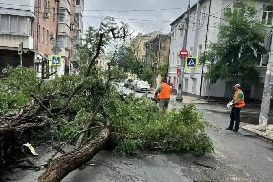 13 человек пострадали из-за непогоды в Ростове-на-Дону