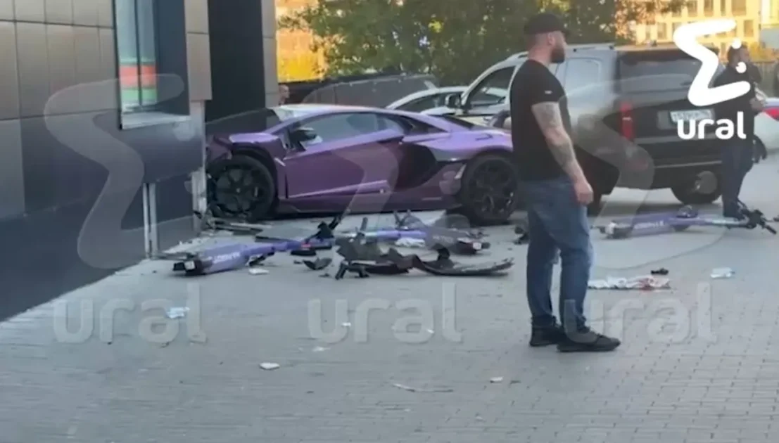 Lamborghini сына миллиардера Алтушкина врезался в дом
