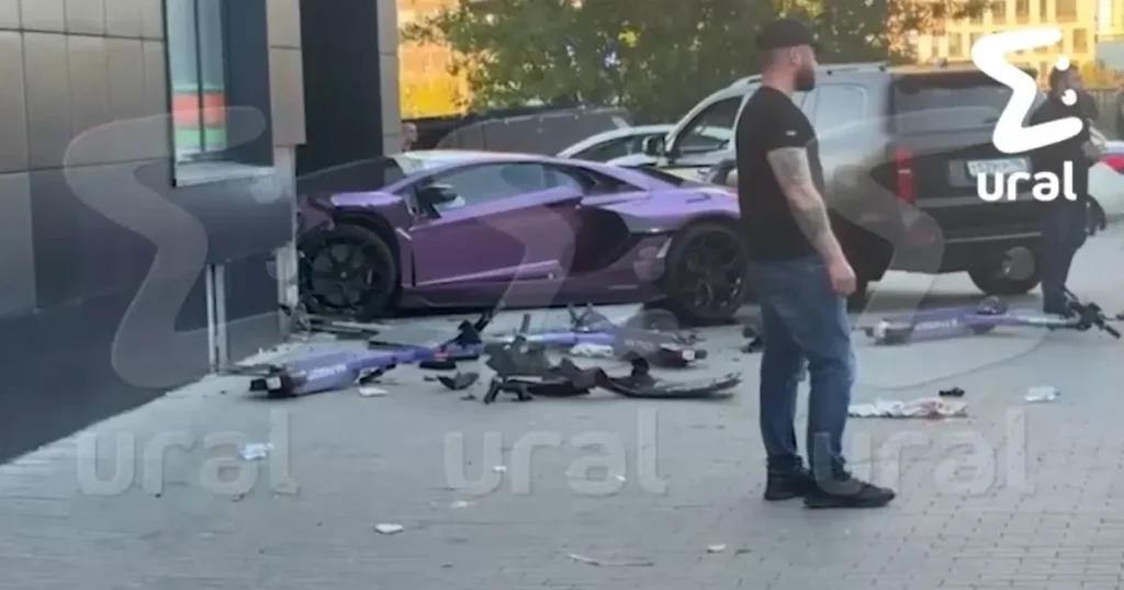 Lamborghini сына миллиардера Алтушкина врезался в дом
