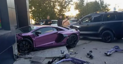 Lamborghini сына миллиардера Алтушкина врезался в дом