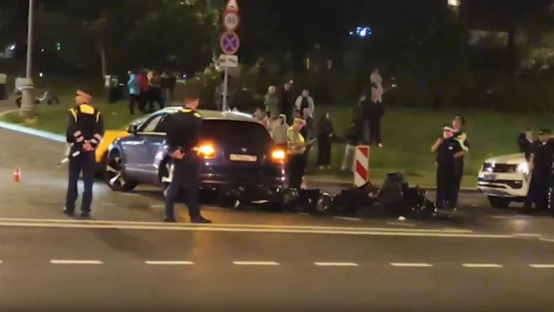 Бизнесмен погиб в ДТП с Bentley в Москве